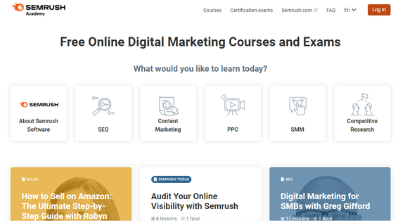 Free digital marketing courses