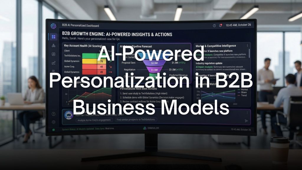 AI-Powered Personalization in B2B Business Models - Dimaxlor